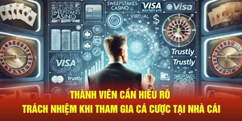 Thành viên cần hiểu rõ trách nhiệm khi tham gia cá cược tại nhà cái